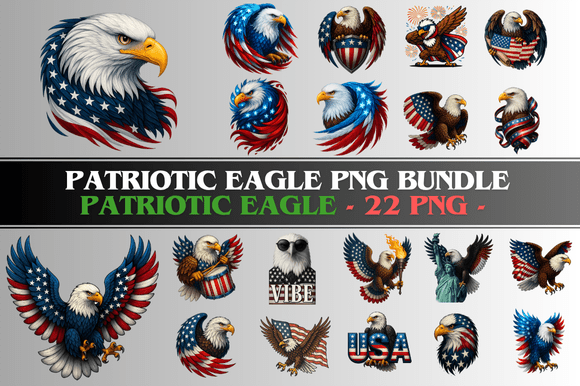 4th of July Patriotic Eagle