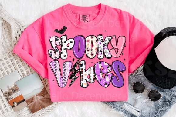 Preppy Spooky Season PNG & Gothic Design Elements