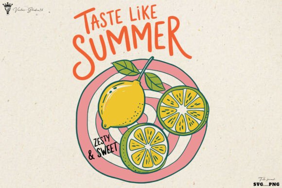 Retro Summer Lemon SVG PNG: Strategic Design for Creative Entrepreneurs