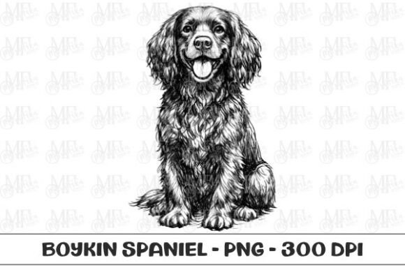 Unlocking Creativity with the Boykin Spaniel Dog Sketch PNG