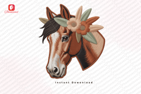 Western Chenille Plush Horse Head PNG: A Stylish Choice for Creative Western-Themed Projects